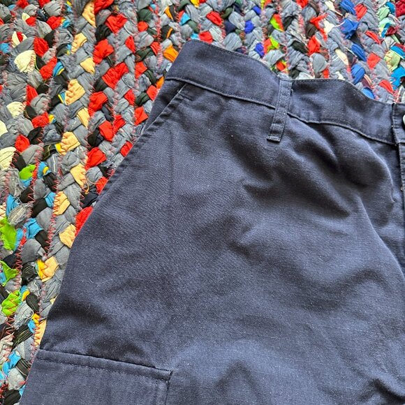 Propper Navy Men Tactical Cargo Shorts Men's Size Large 9.5" Inseam Utility - Picture 3 of 16